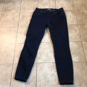 J. Crew toothpick dark denim jeans size 27 size 4